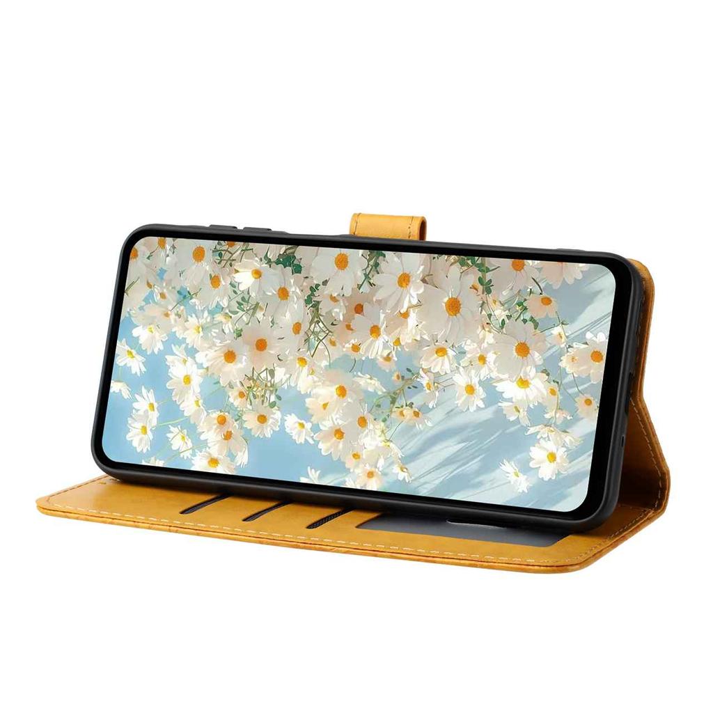 10-Color Daisy Embossed Flip Card Case for Google Pixel 6,Pixel 7,Pixel 8,Pixel 9,Pixel 10 series...