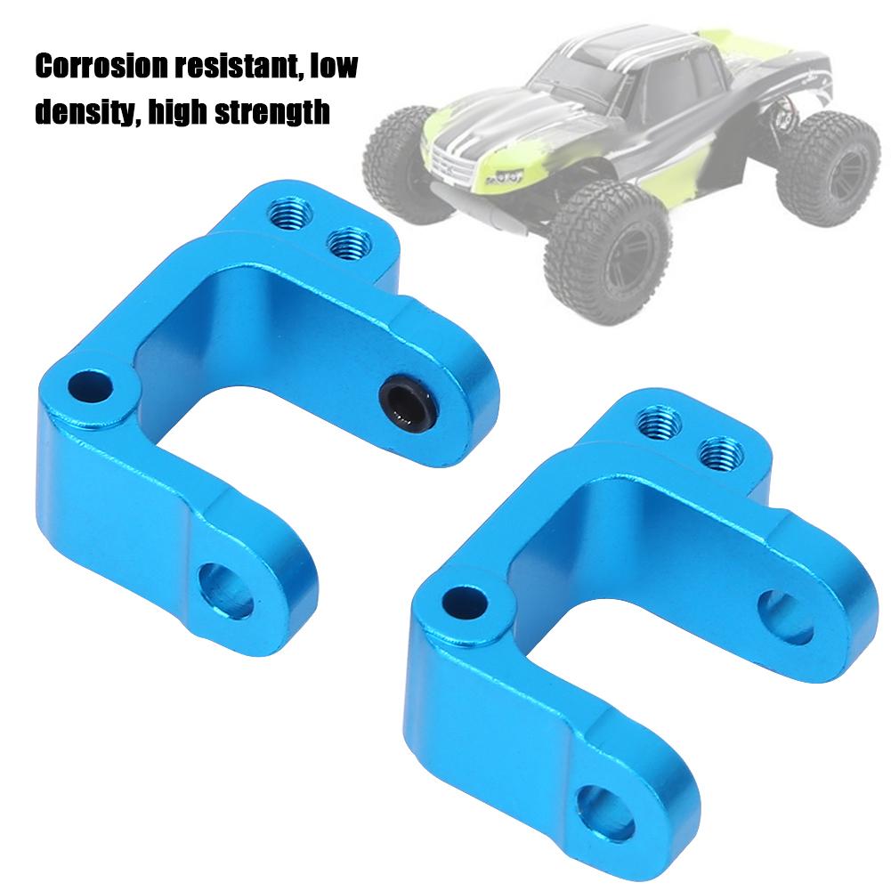 Aluminum Alloy Hub Knuckle Arm RC Accessory Fit for 1 10 ECX 2 Wheel Drive RC CarBlue