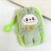 Cute Plush Labubu Coin Purse Pendant Labubu Earphones School Bag Pendant Gift