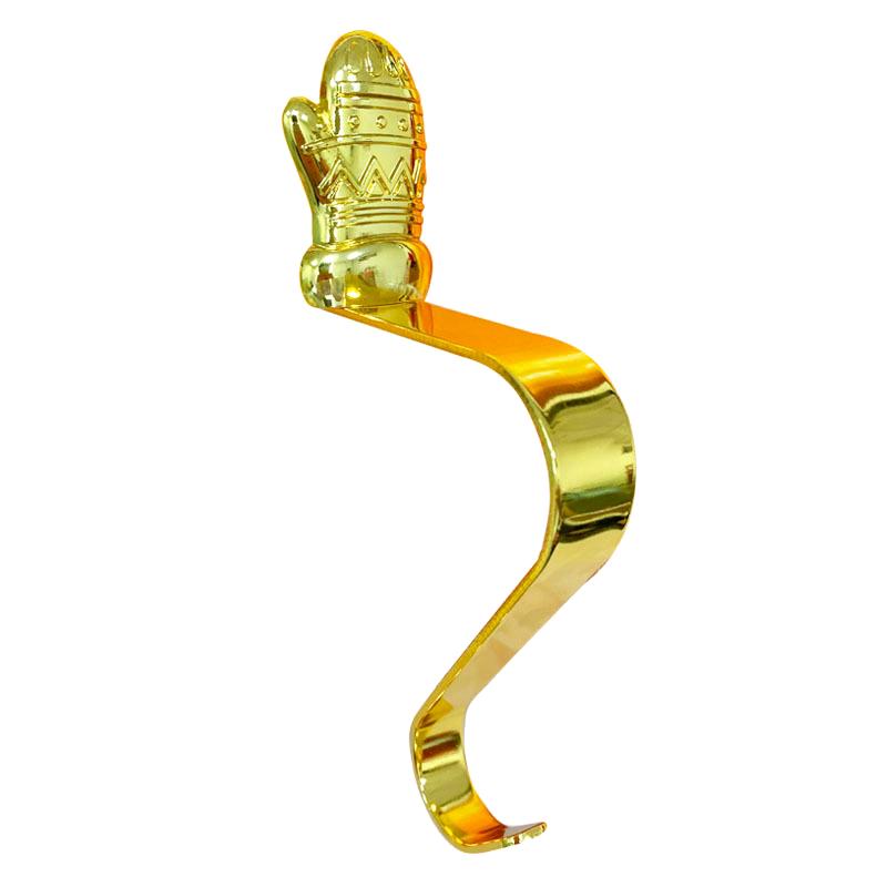 1 Stück Kaminhaken Wohnzimmer Schneeflocke Baum Elf Zuhause Weihnachtsstrumpfhaken Weihnachtsgeschenk Goldener Silberner Haken Schlafzimmer Metall Küche