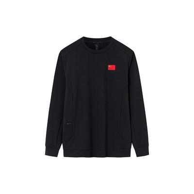 Anta Felpa Girocollo Tinta Unita Serie All-Weather Champion Uomo Felpa Nera 152340705-3