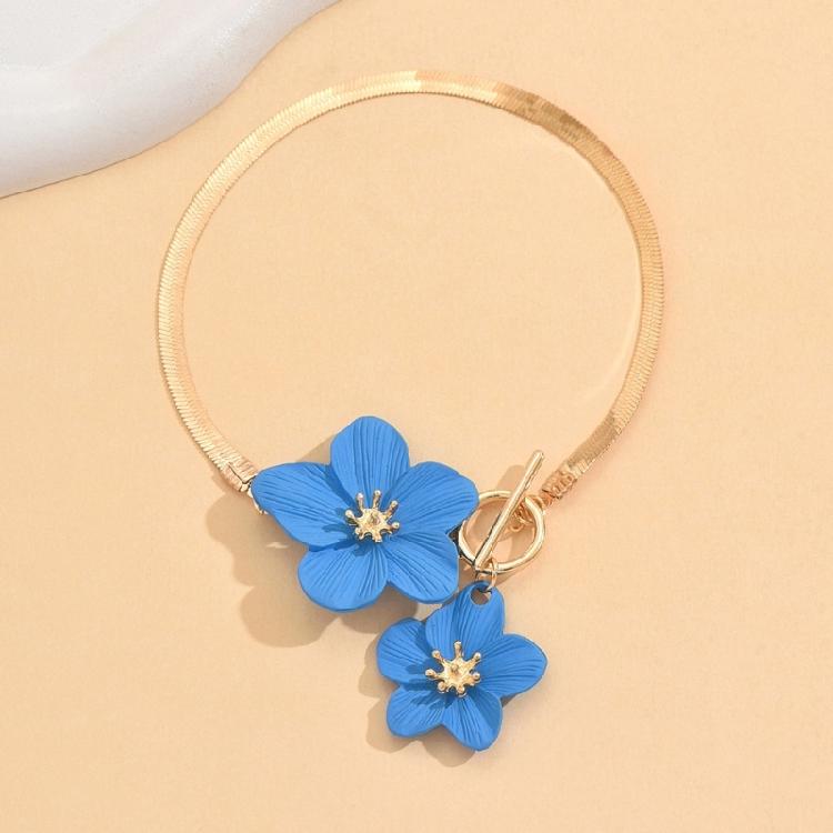 Stylish Flower Ankle Jewelry Secure Adjustable Closure Iron Chain for Casual Outfits Festivals Gifts for Lovers