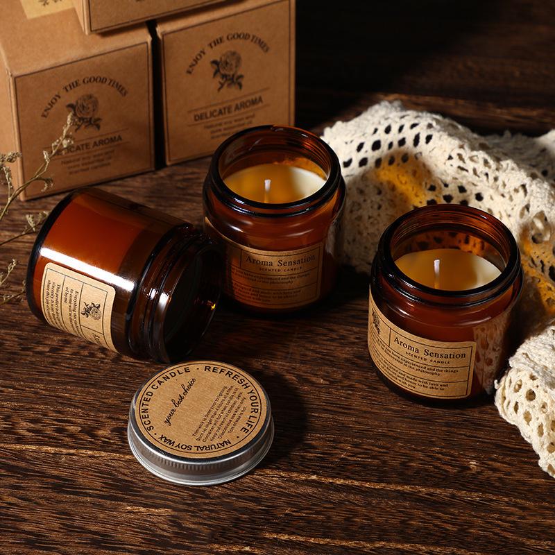 Romantic Long-Lasting Indoor Aromatherapy Candle & Smokeless Incense Burner Gift