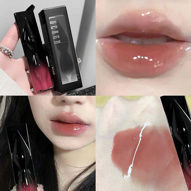 LUCKGO Interstellar Mirror Lip Glaze: Whiten & Gloss for Parties - Ideal for Students.