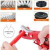 PVC Pipe Cutter Alloy Steel Blades Cuts Up To 1-1/4" Plastic Hoses and Pipes Suitable for Home Working or Plumbing Cutter Tool
