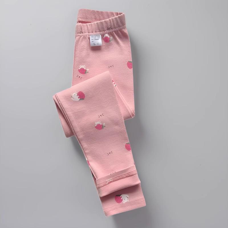 Autumn/Winter Girls' Cotton Thermal Leggings: Thick, Elastic, Slimming, Versatile
