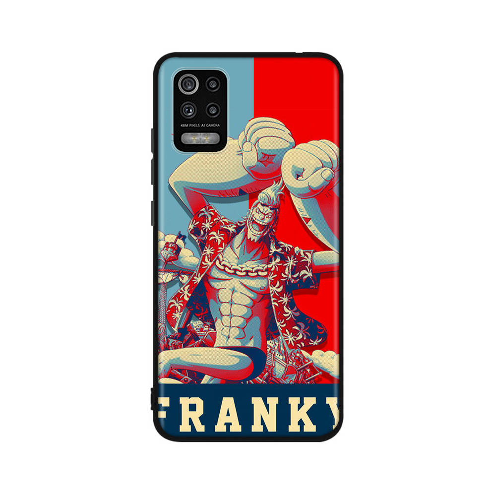 DT5 One Piece Member Hülle für Xiaomi Poco X6 X4 M5 M6 F5 F6 C65 C55 C50 C51 C40 Redmi Note 7 8 14C A3X 13C 12C 11 10A 9C Pro Schwarze weiche Hülle