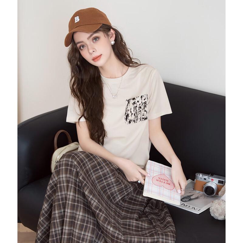 Women s French Box Short Sleeve T-Shirt M