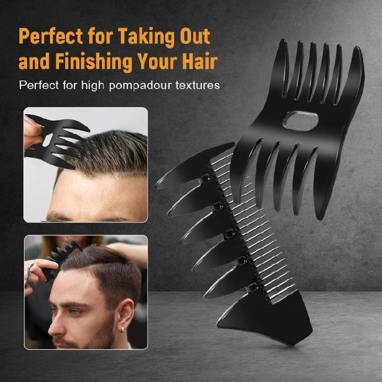 Hair Styling Comb Set Quiff Round Hair Brush,Wide Tooth Comb,Texture Comb for Blow Drying,Grooming and Hairdresser