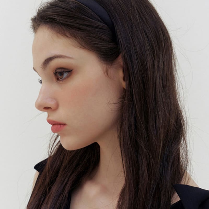 

KINDABABY черная шелковая повязка на голову black