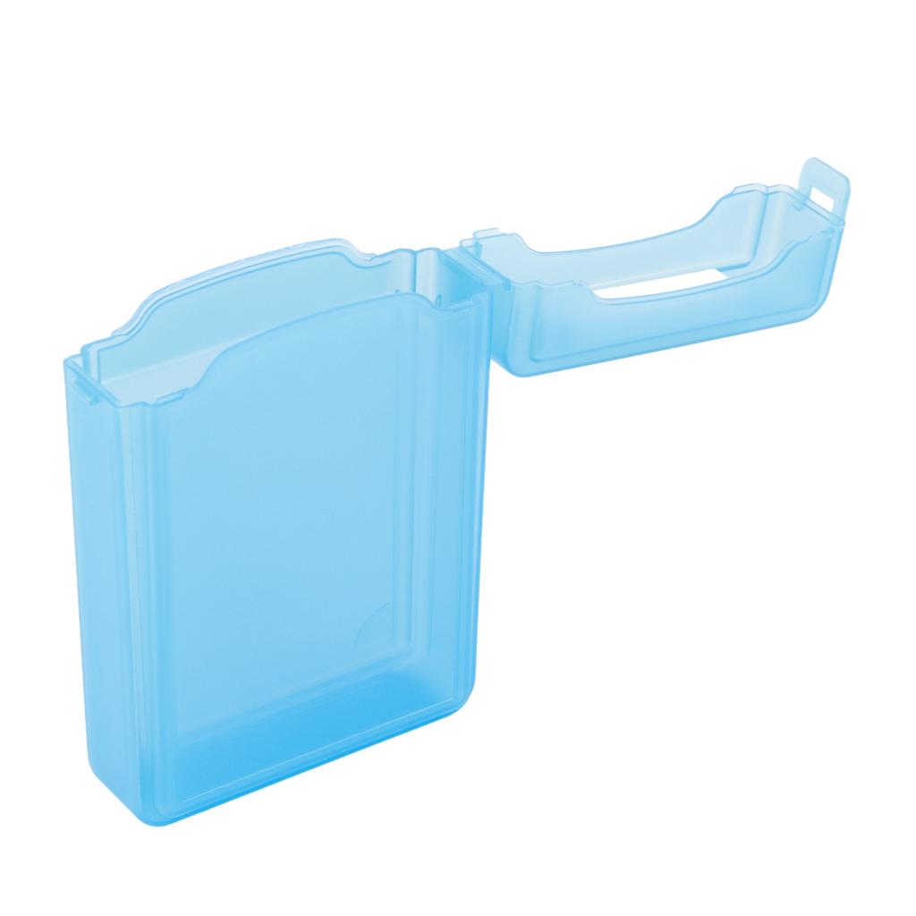 3.5" Pevné pouzdro HDD SSD Antistatický box na uložení disku Nárazuvzdorný Prachotěsný Protiskluzový Modrý (Ne