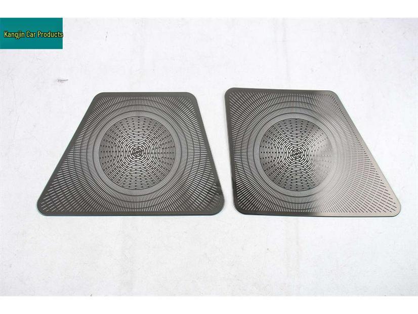 2026 Changan Qiyuan A06 Center Speaker Cover: Stainless Steel Black Titanium Interior Decoration