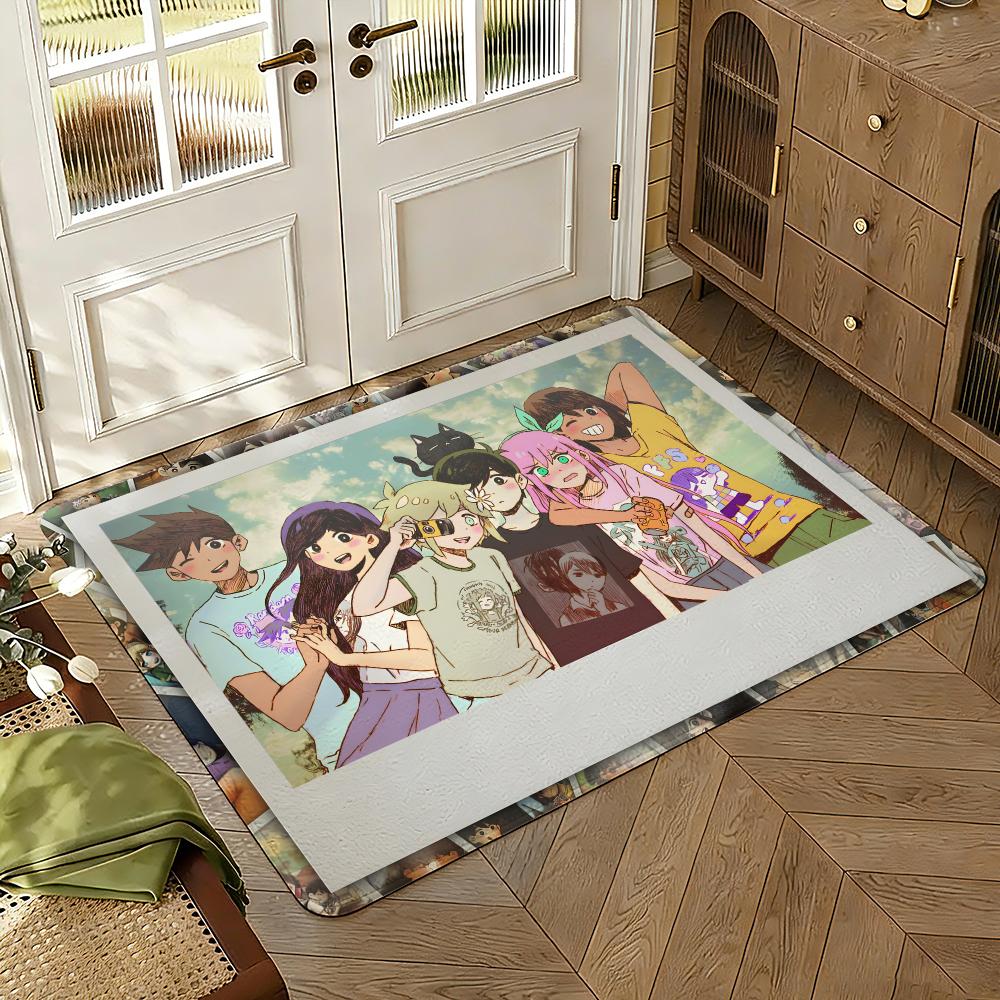 Omori V-video Game Floor Mat Soft Thickened Absorbent Non-Slip Bedroom Living Room Door Mat Home Decor Flannel Rugs
