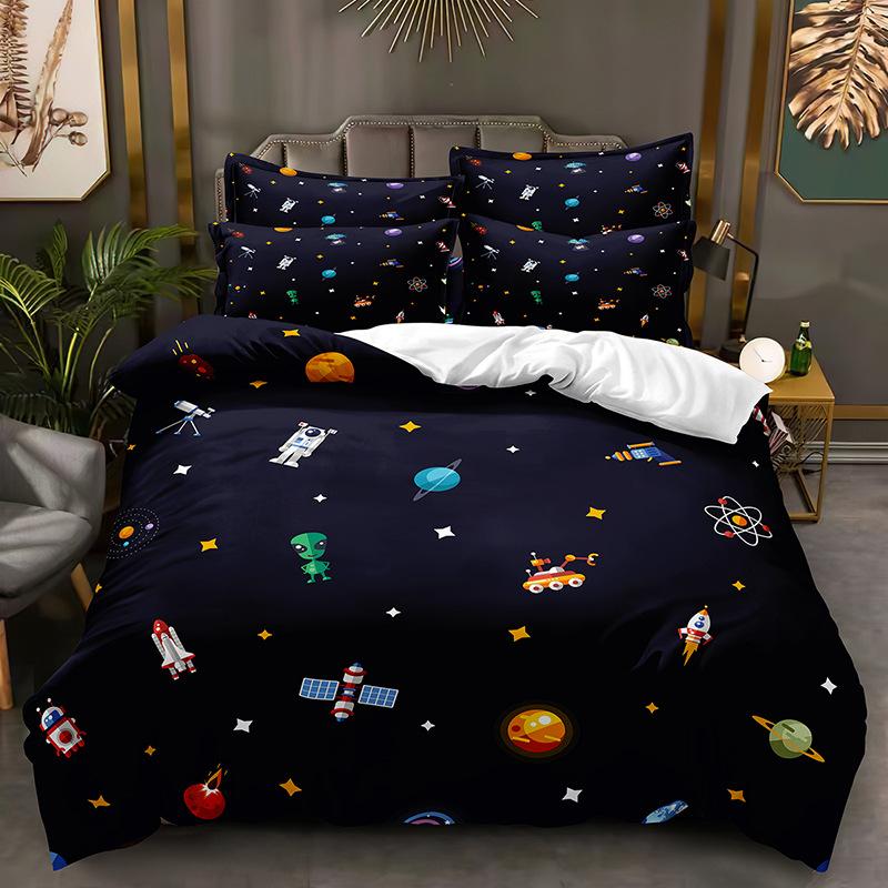 

Модная технология печати, 3D цифровая печать, постельное белье, пододеяльники, наволочки, комплекты из трех предметов 70 * 133Cm two-piece set