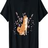 Shiba Inu with Beautiful Sakura Cherry Blossoms T-Shirt