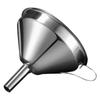 304 Stainless Steel Oil Funnel with Filter – Small Diameter, Food Grade for Household Use