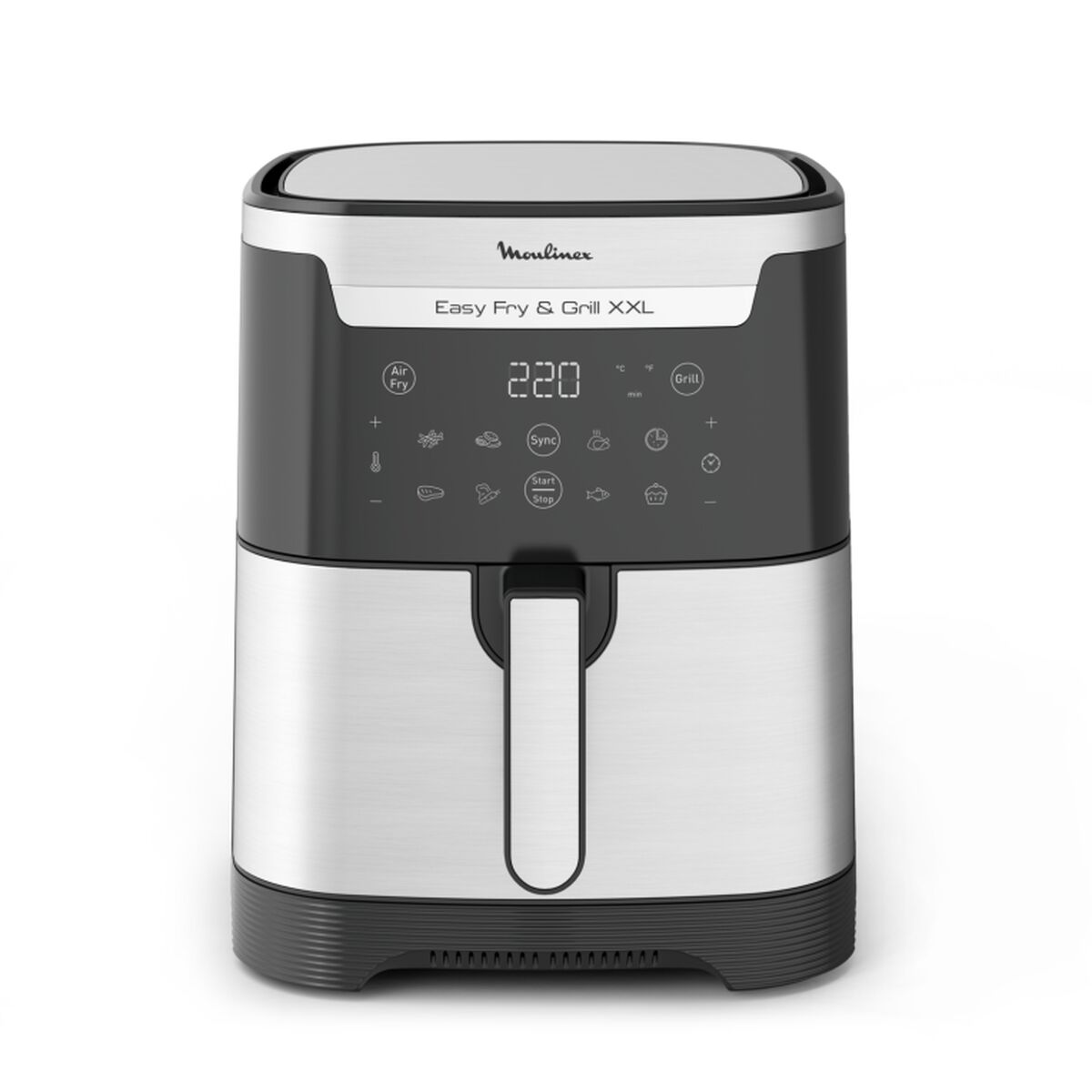 

Moulinex Easy Fry & Grill XXL 1830 W 6.5 L Black Air Fryer TU прозрачный