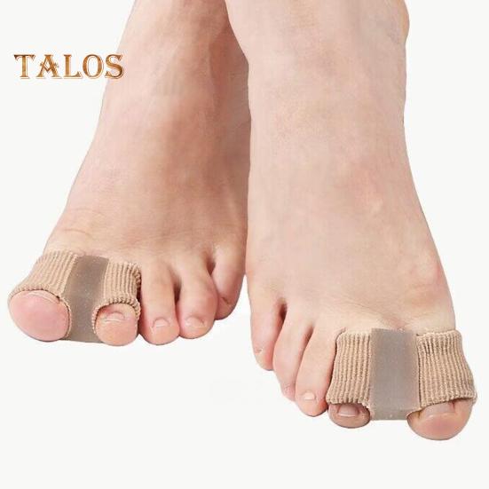 Zehenglätter, rutschfester Zehentrenner mit Doppelring für überlappende Zehen und Hallux Valgus, lindert Fußschmerzen, orthopädischer Ballenzehen-Korrektor für den ganzen Tag