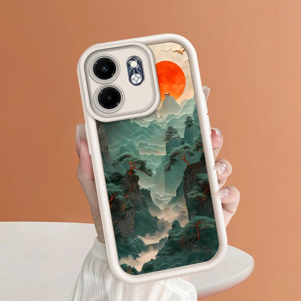 Soft Silicone Phone Casing Full Cover Camera Shockproof Protection Case for Huawei Honor Infinix Tecno iPhone Motorola Google