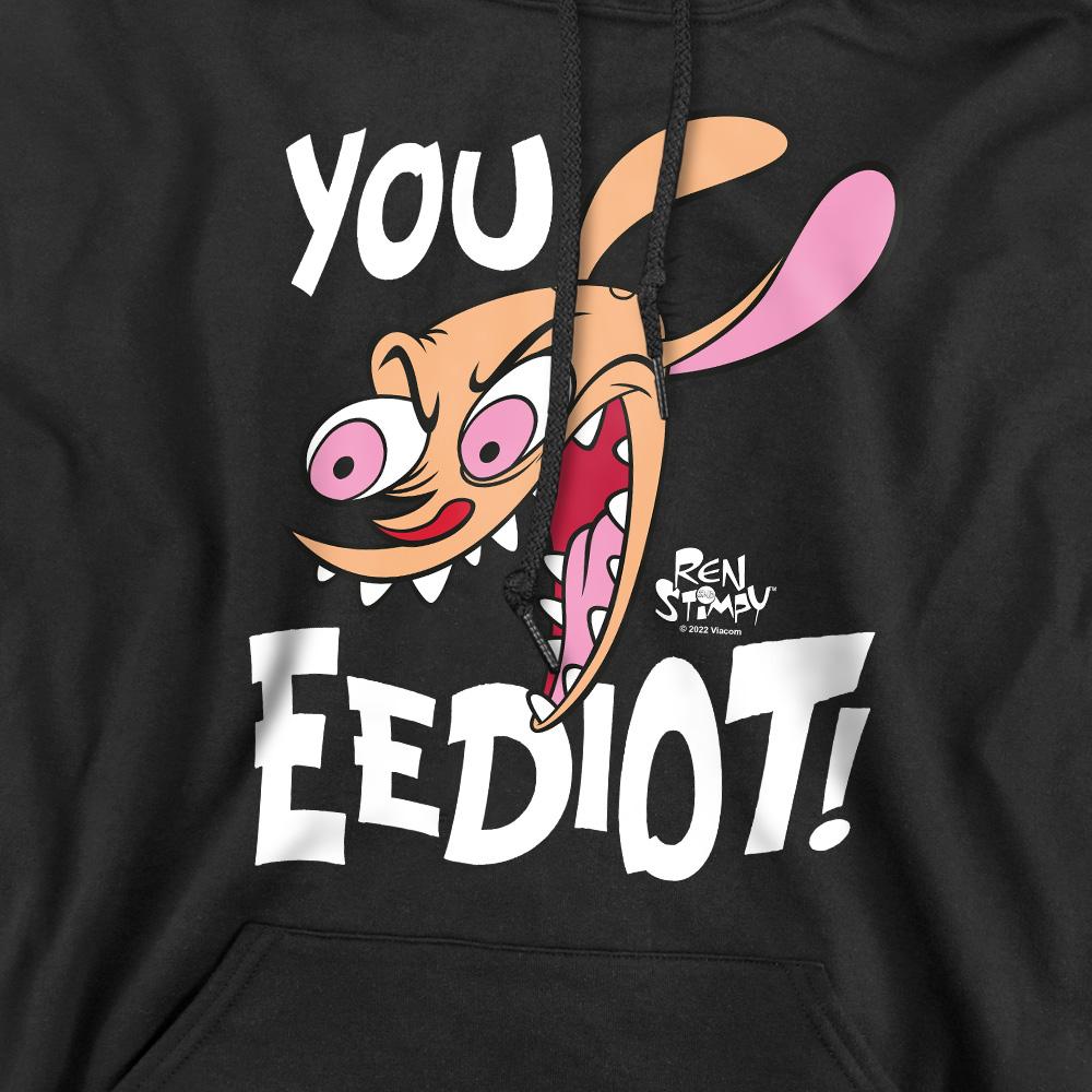 Ren & Stimpy Mens You Eediot! Hoodie