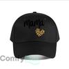 Mama Leopard Heart Baseball Cap Fashion Unisex Sunhat Womens Outdoor Sports Snapback Cap