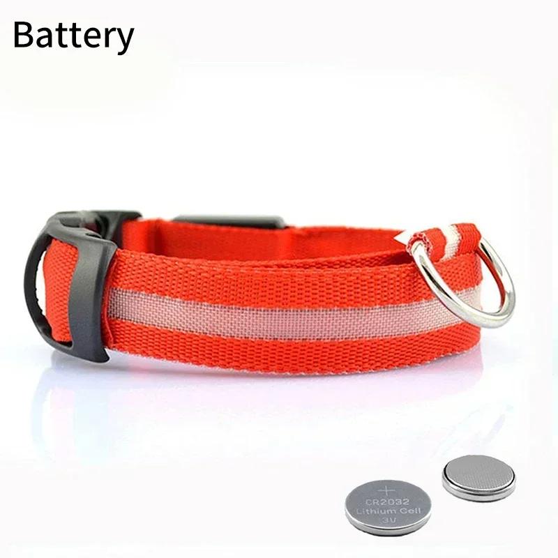 

Pet Dog LED Glowing Collar USB Rechargeable Night Light Luminous Flashing Necklace Anti-Lost Outdoor Walking Safety Accesorios XS(28-38cm)