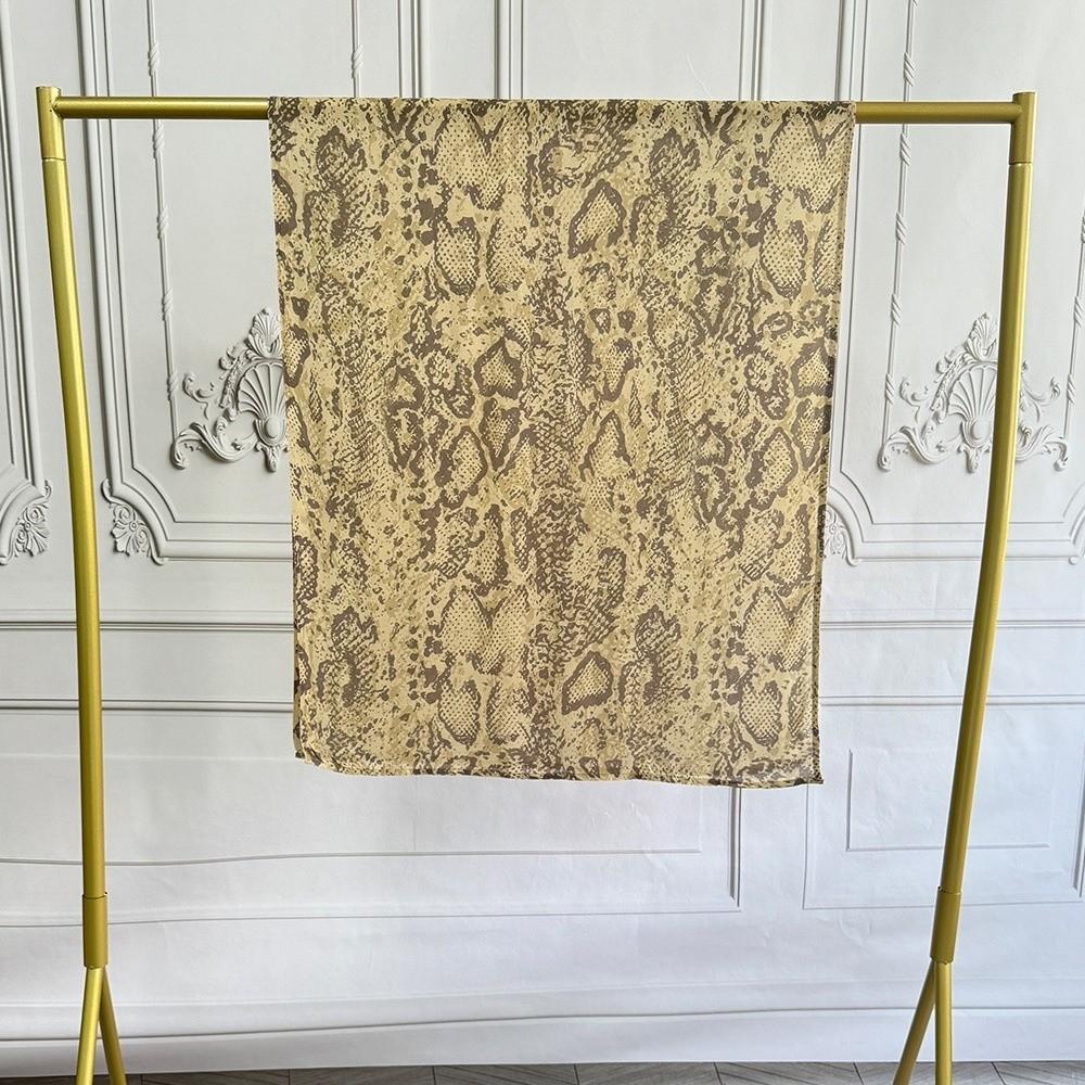 Animal Print Hijab Scarf Modal Islamic Turban Luxury Wraps Shawl  Female