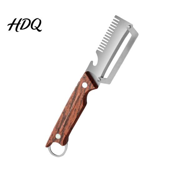 Time-saving Kitchen Peeler Vegetable with Ergonomic Handle Wide Blade Stainless Steel for B