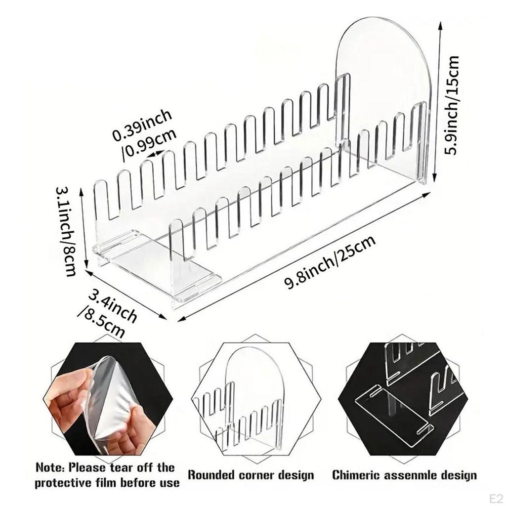 Greeting Card Display Stand Cards Rack Versatile Portable Practical Acrylic Holder for