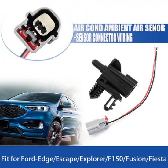 For Ford Explorer 2011-2019 2020 Ambient Temp Air Temperature Sensor & Connector