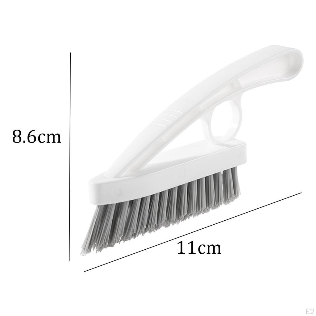Cleaning Brush Bath Tub with Handle Stiff Bristles Scrub Bathroom for Household