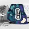Abstract Geometric Velvet Throw Blanket Sofa Bed Decorative Cushion Cover Modern Art Home Textile