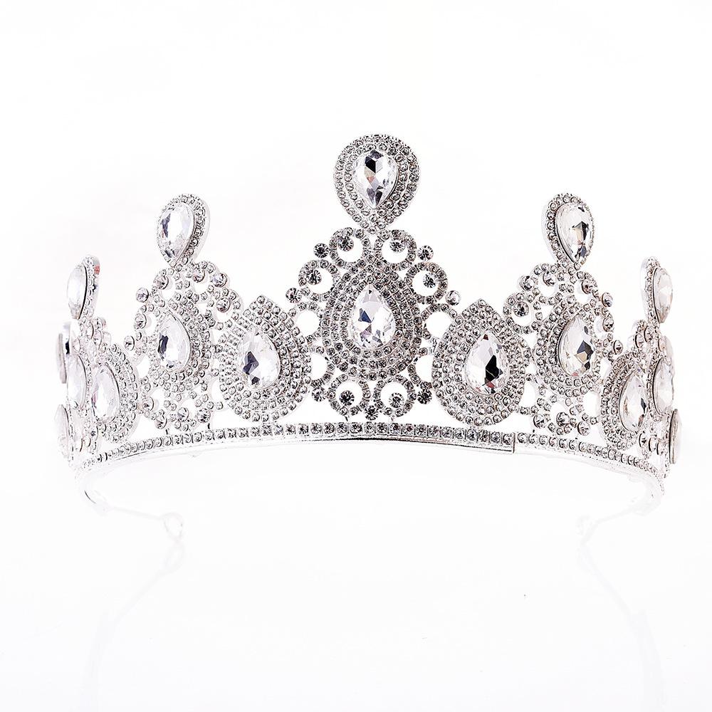 New Korean style rhinestone wedding crown, popular alloy bridal crown, wedding accessories