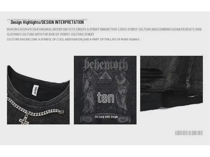 Trendy herreermløs hiphop-vest: Moderne High Street-mote