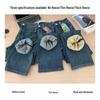 Premium Four-Way Stretch Wide-Leg Jeans for Women - Loose, Floor-Length, Perfect for Spring & Autumn