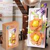 Educational Science And Education Building Block Toys 115 Series 16 Building Block Flower Table Home Mural Ornament Assembly