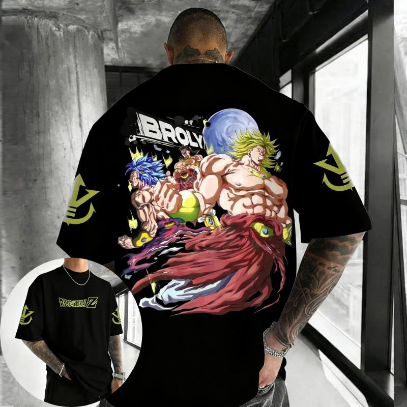 Demon Slayer Halloween Joint T-shirt 2025 Men's Summer New Kokushibo Anime Print American Trend Casual Loose Short Sleeved Top