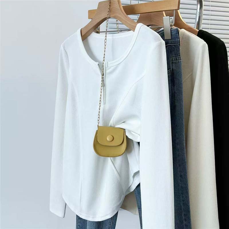 Женский свитшот Осень Зима Утепленный Теплый Эластичный С Длинным Рукавом Оверсайз Топы M