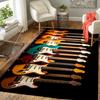 1Pc Guitar Collection Showcase Rug, Office Carpet Indoor Outdoor Doormat, Non-Slip Soft, Living Room, Christmas Halloween Gift. M928493