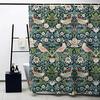 Tenda da Doccia William Morris, Set Tende da Doccia Verdi per Bagno Tessuto Pesante Tenda da Bagno Decorativa Tenda Lavabile