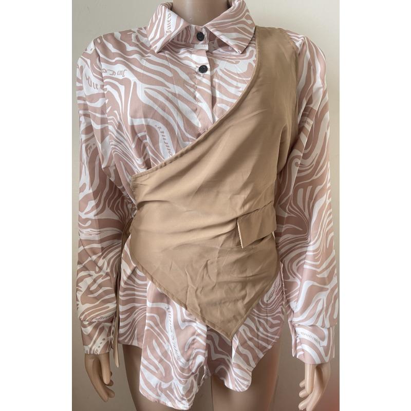 Cămașă cu mâneci lungi de primăvară și toamnă pentru femei