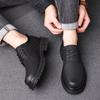 Fashion Fashion men's thick soled shoes Retro and high-quality genuine leather Casual business or partyDerby Luxury Adult Shoes New