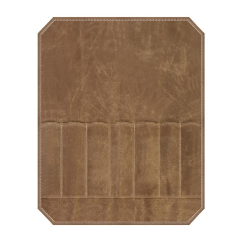 

Сумка-ролл для шеф-ножа - Холщовый органайзер для столовых приборов для кухни, кемпинга, барбекю и путешествий, Портативное хранилище для ножей с несколькими карманами хаки