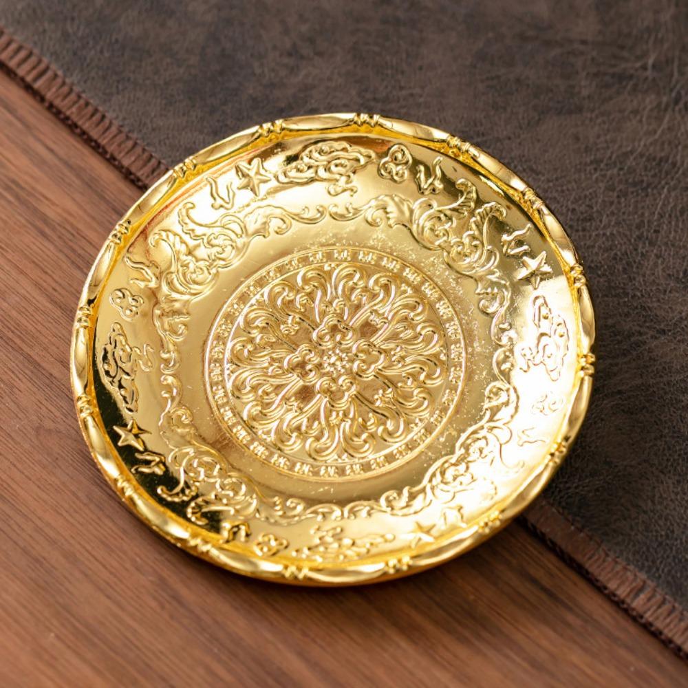

Exquisite Metal Coaster Elegant Tea Ceremony Decoration Chinese Style Cup Holder Home Decoration 3