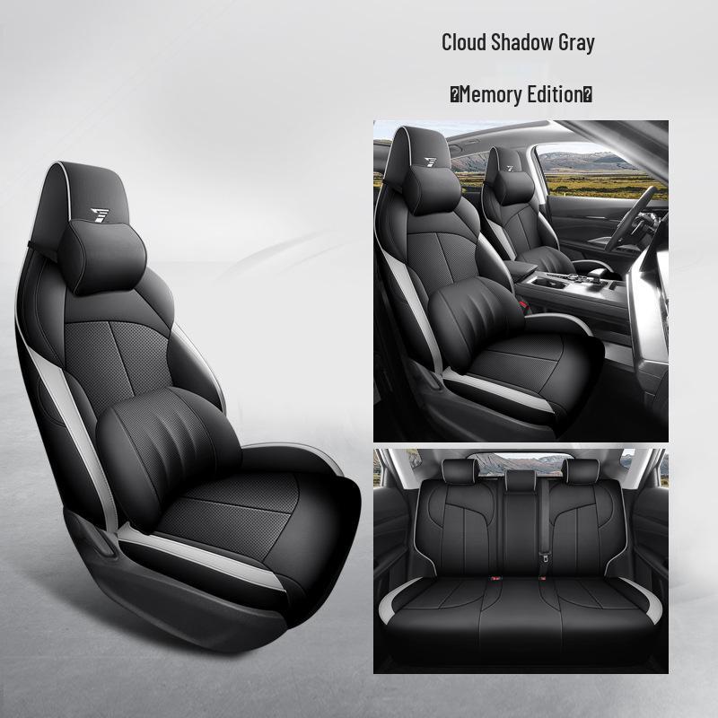 Oshan Z6 Universal Full Leather Car Seat Cushion, All-Season Model