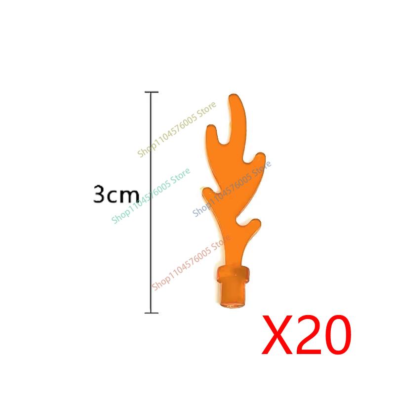 MOC City Scene Accessories Building Blocks Medieval Bonfire Flame Wine Bottle Reagent Bottle Box Compatible Mini Bricks Toys T11