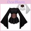 Chemise Longue Pirate Renaissance pour Femme Mangguo Costume Cosplay Vintage