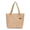 Women's Versatile Canvas Tote - Lightweight, Large Capacity, Single Shoulder or Handheld Bag for Students and Commuters.