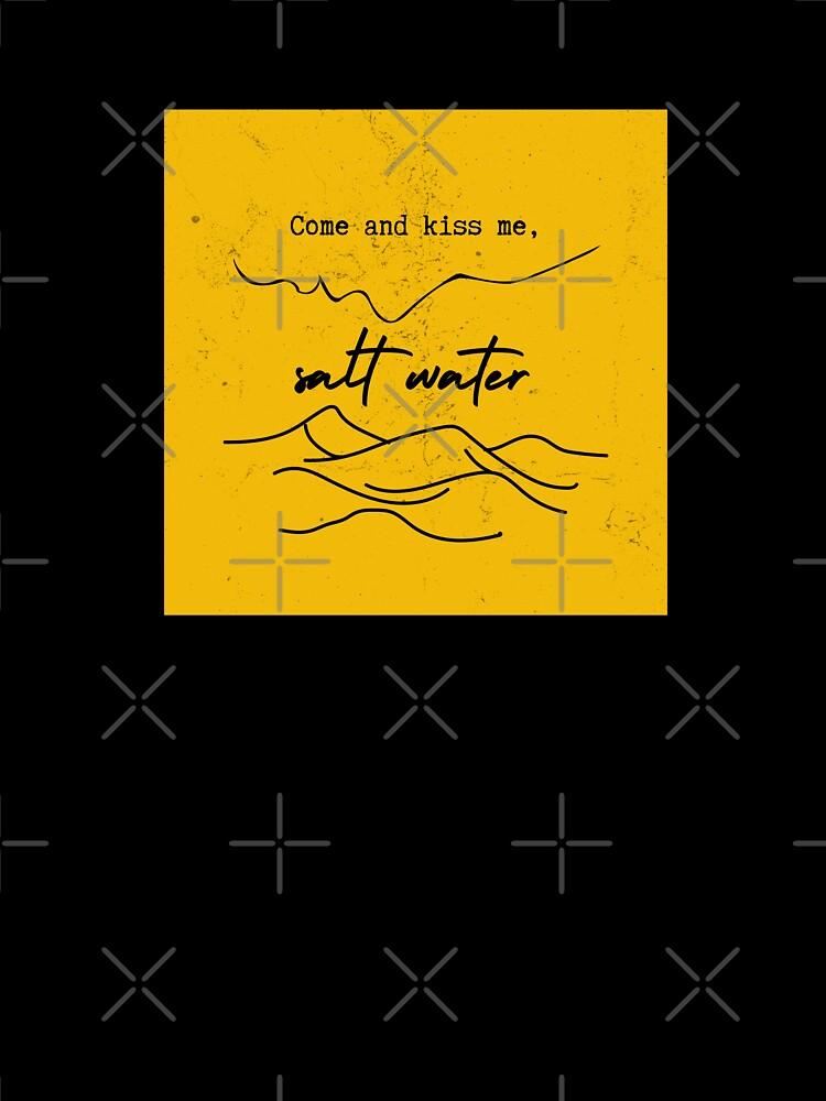 Ed Sheeran Salt Water - Ed Sheeran (Subtract) Oversized T-Shirt
