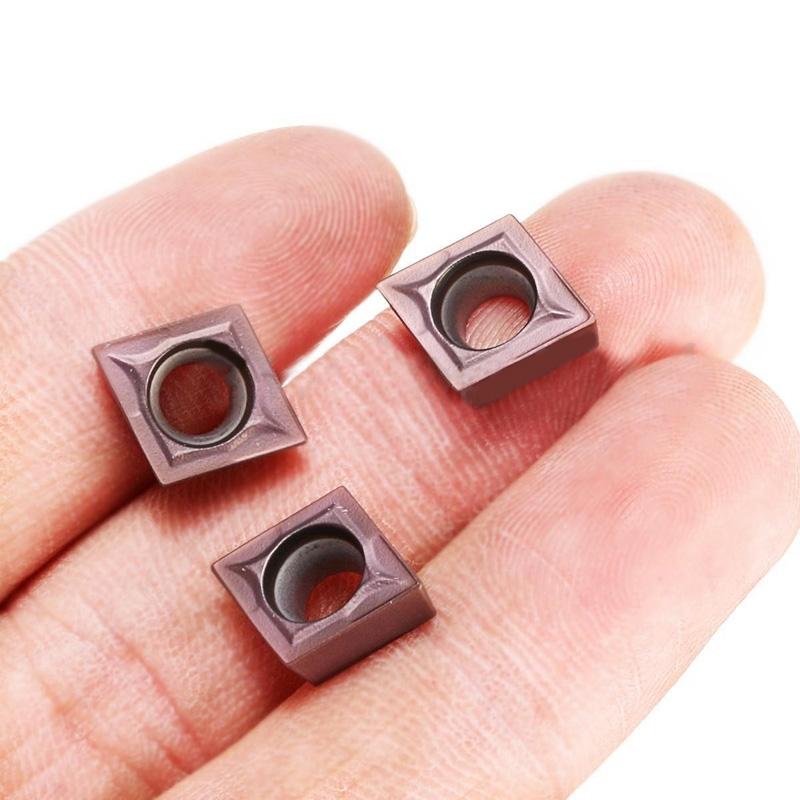 AU 10 STÜCKE CCMT09T304 VP15TF Hartmetalleinsätze CCMT 09 T3/CCMT32.51 Einsatzsatz